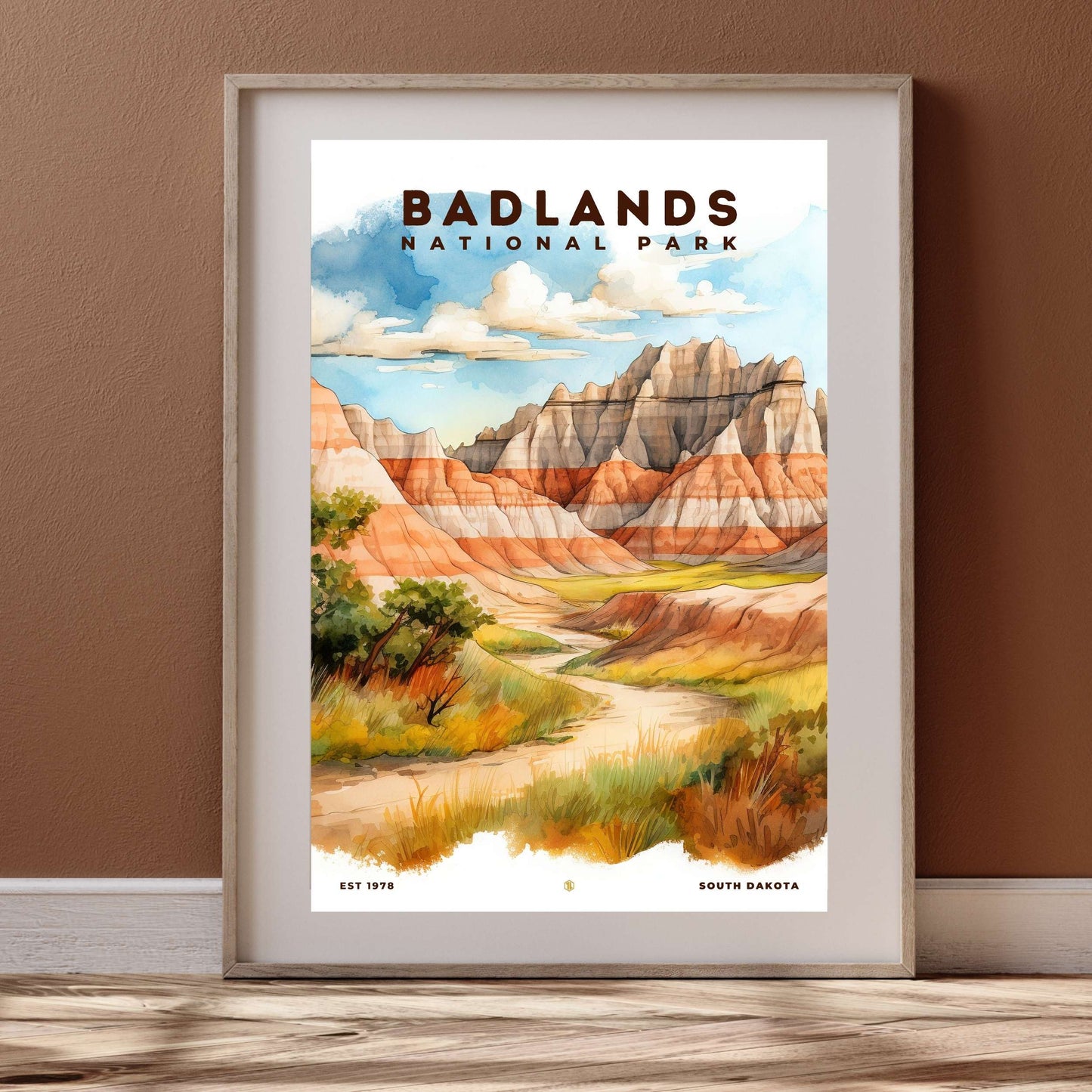 Badlands National Park Poster | S08