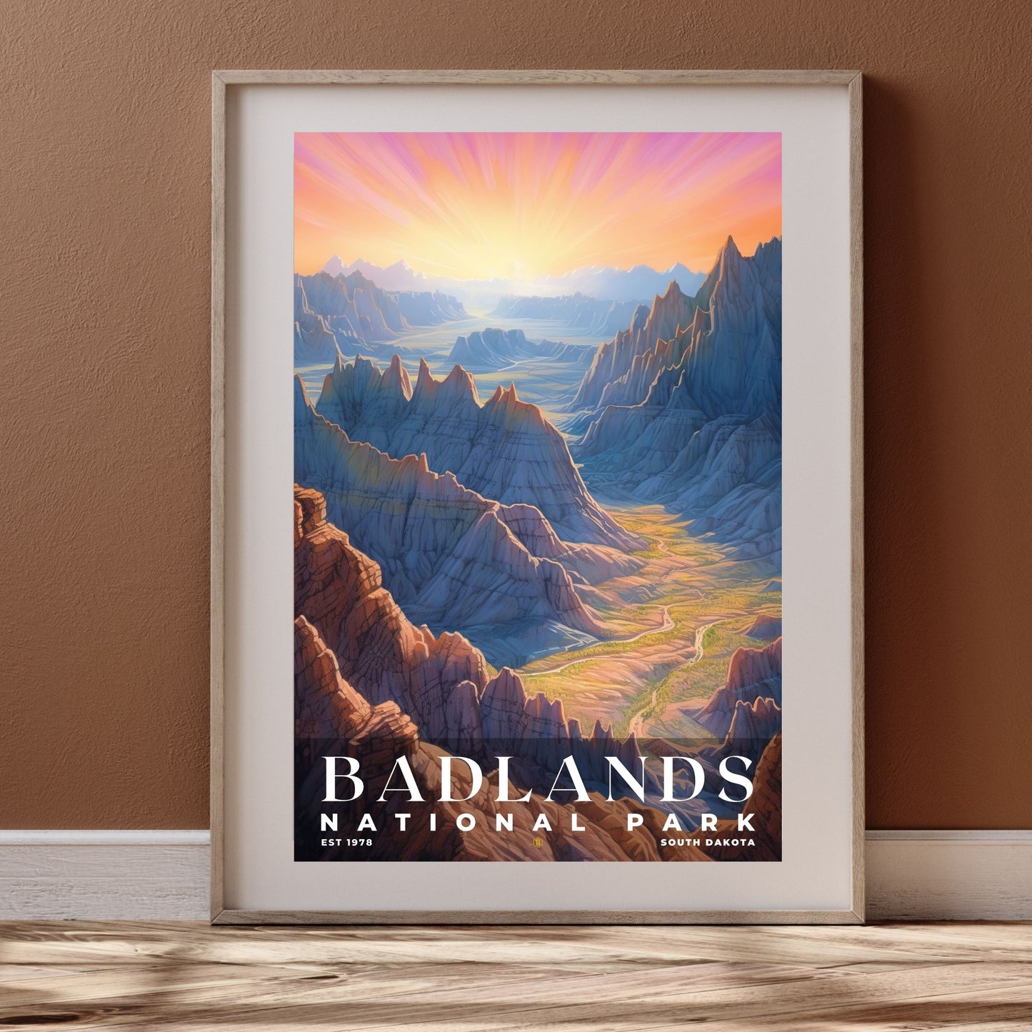 Badlands National Park Poster | S02