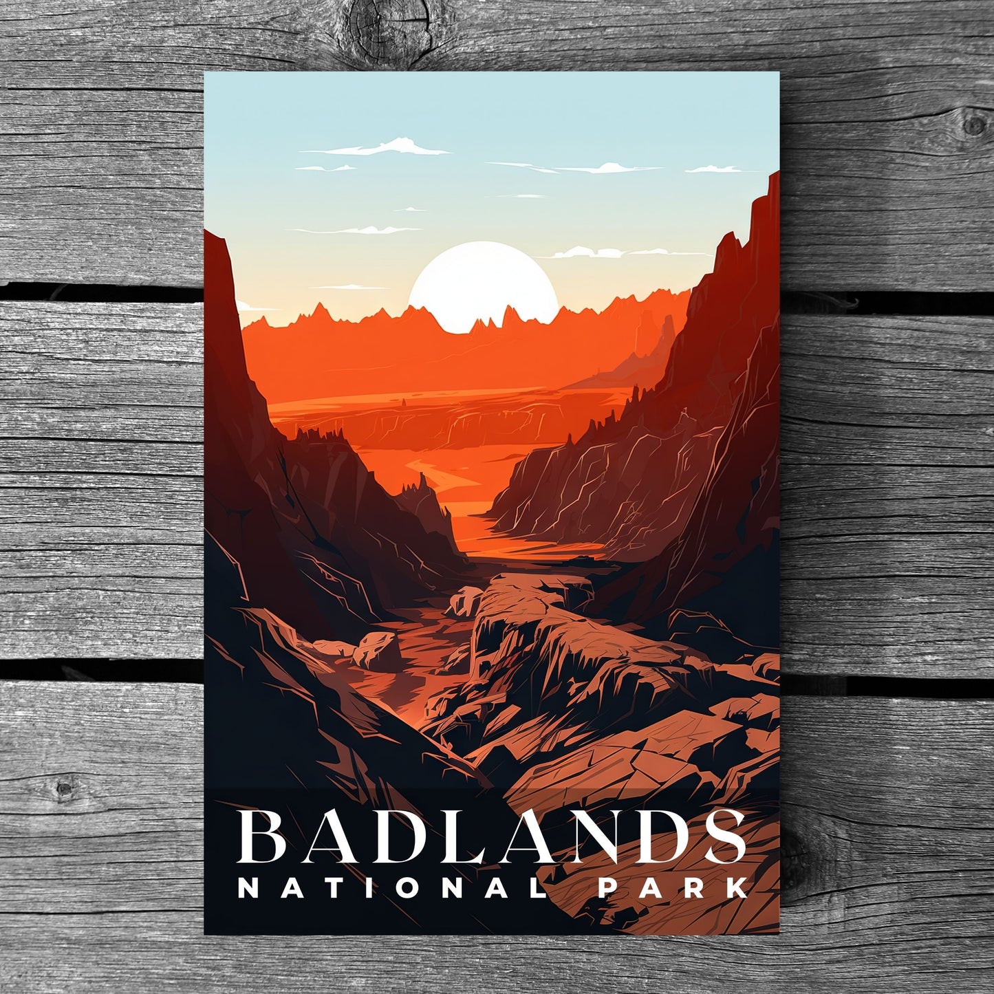 Badlands National Park Poster | S01