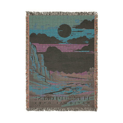 Petrified Forest National Park Woven Blanket | S05
