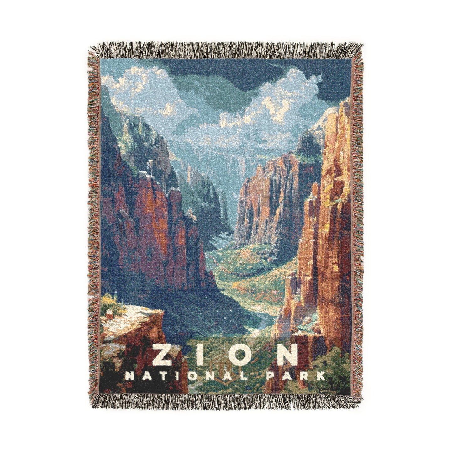 Zion National Park Woven Blanket | S13