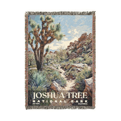 Joshua Tree National Park Woven Blanket | S02