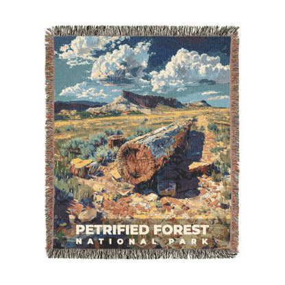 Petrified Forest National Park Woven Blanket | S14