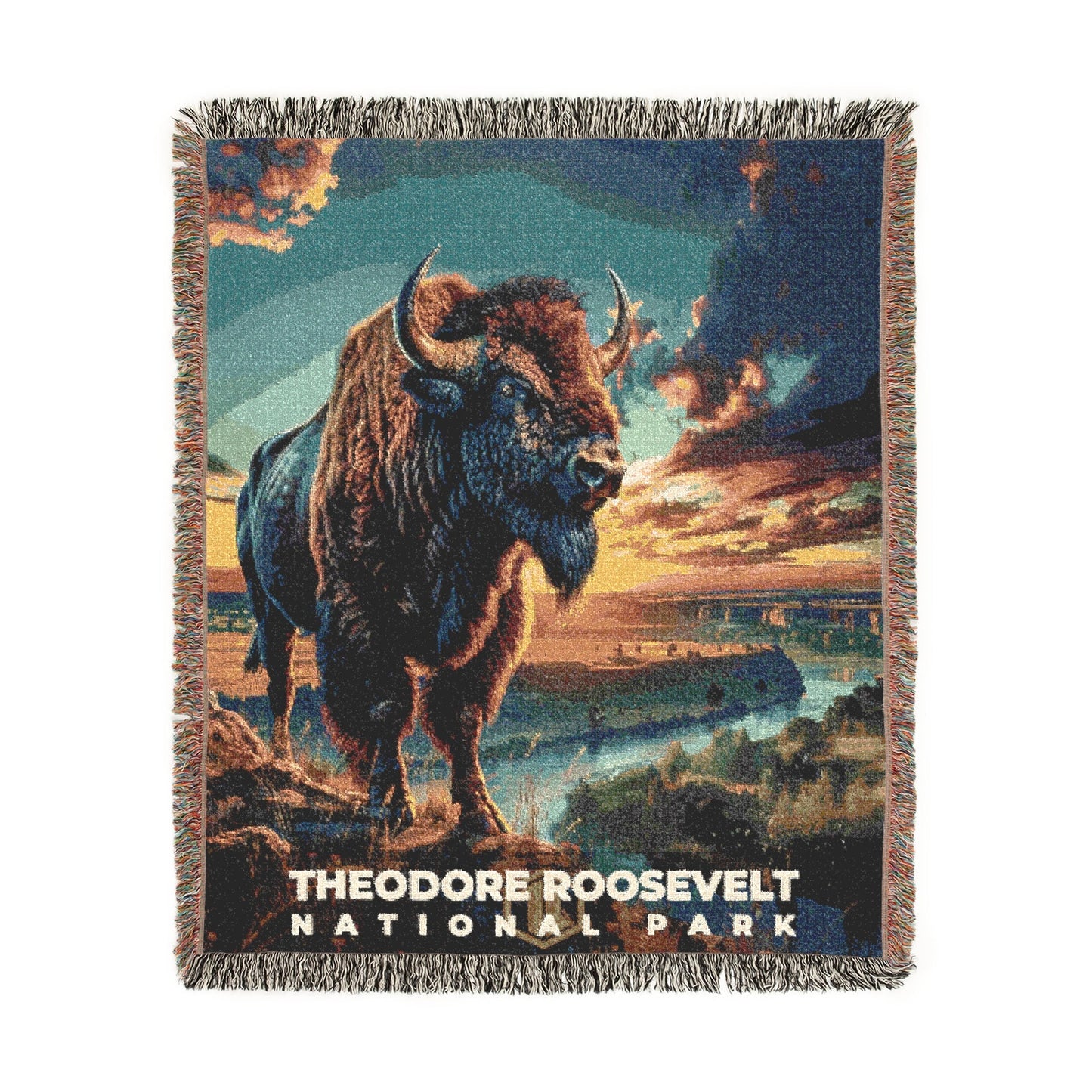 Theodore Roosevelt National Park Woven Blanket | S16