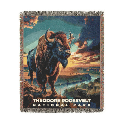 Theodore Roosevelt National Park Woven Blanket | S16