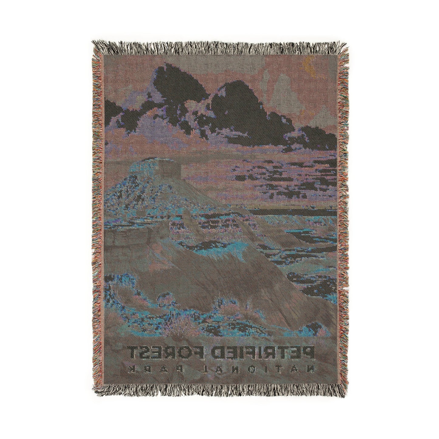 Petrified Forest National Park Woven Blanket | S11