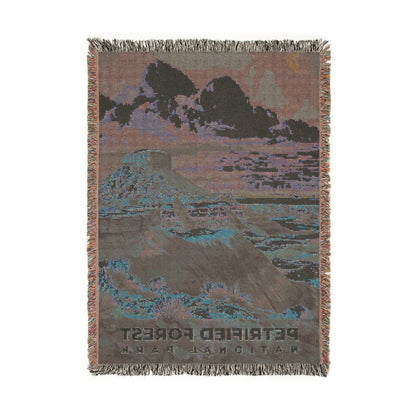 Petrified Forest National Park Woven Blanket | S11
