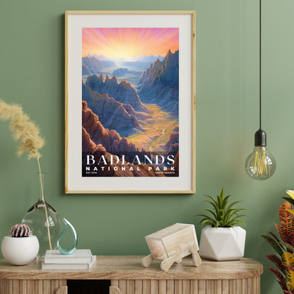 Badlands National Park Poster | S02