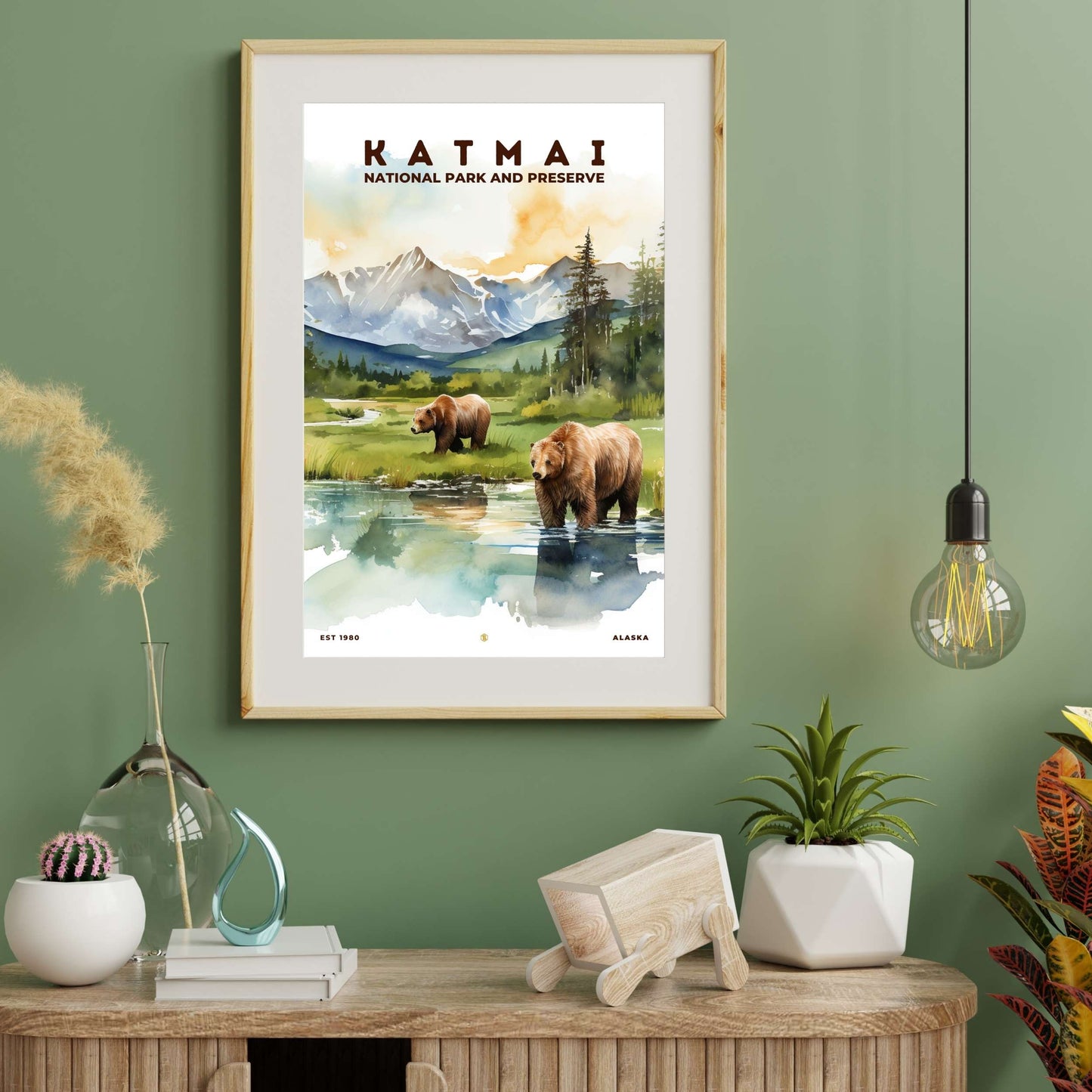 Katmai National Park Poster | S08