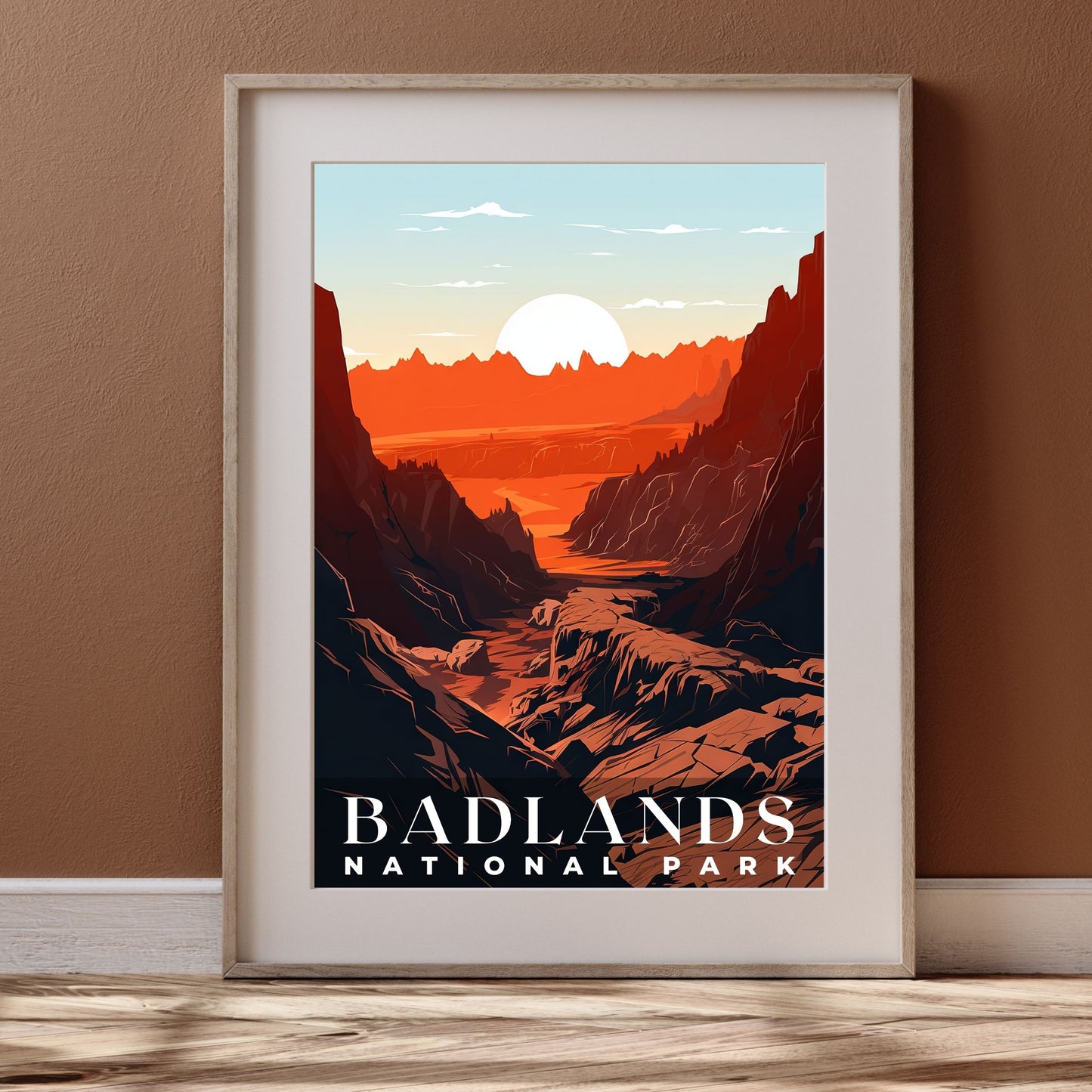 Badlands National Park Poster | S01