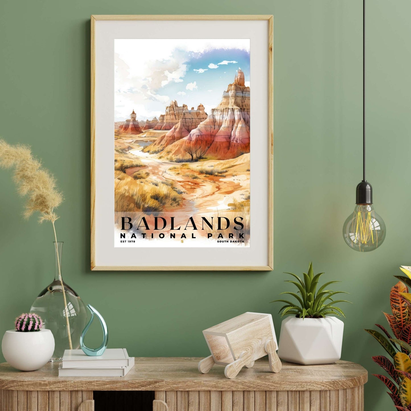 Badlands National Park Poster | S04