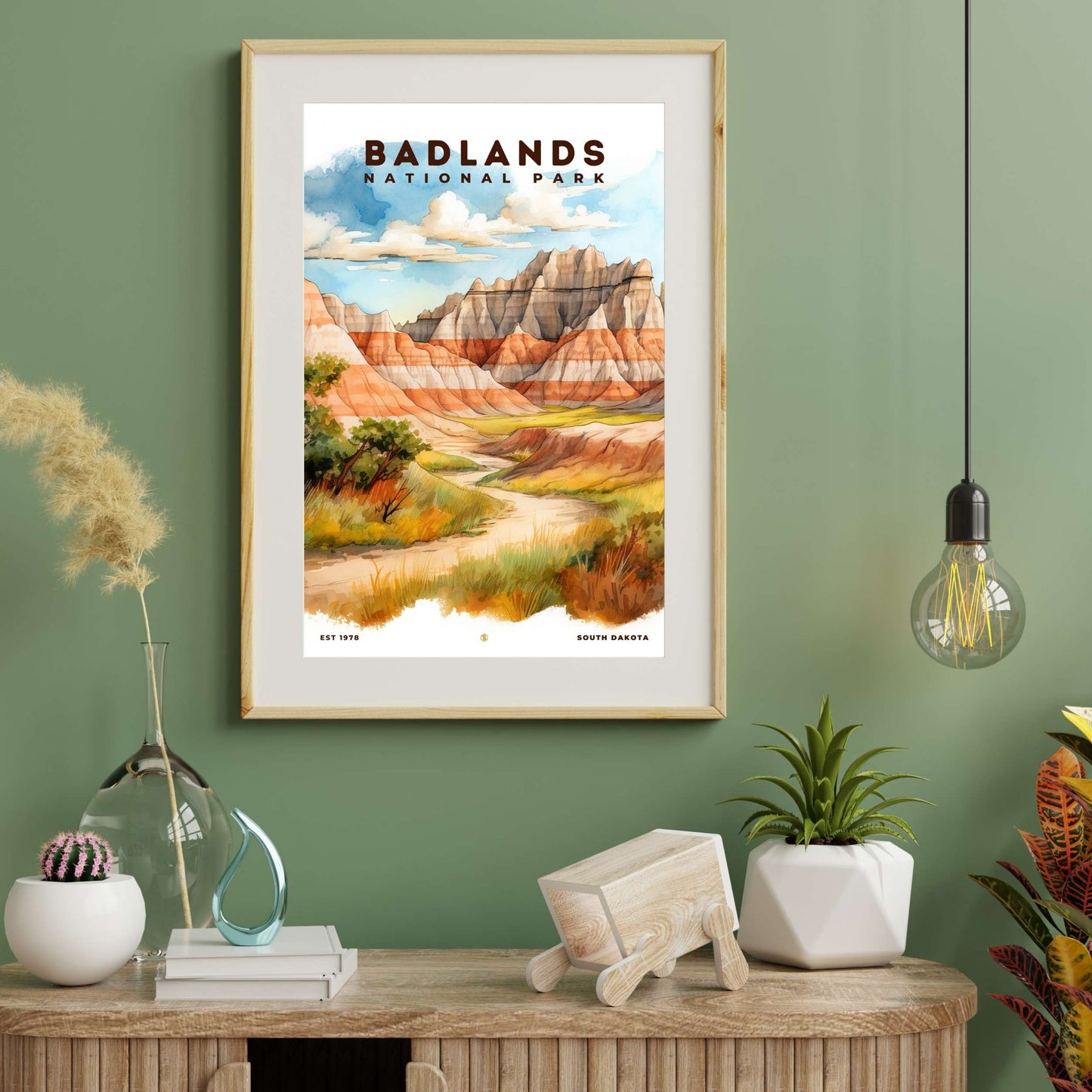 Badlands National Park Poster | S08