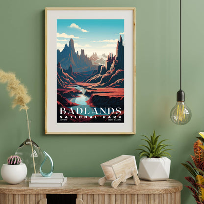 Badlands National Park Poster | S03