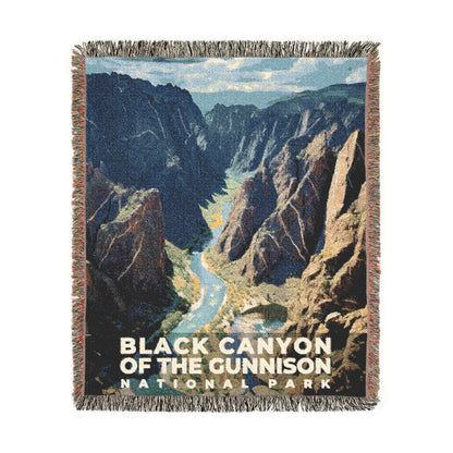 Black Canyon of the Gunnison National Park Woven Blanket | S10