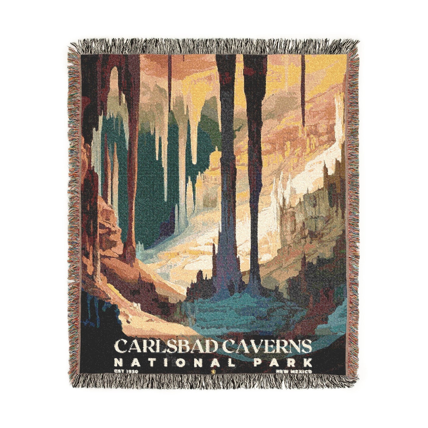 Carlsbad Caverns National Park Woven Blanket | S02
