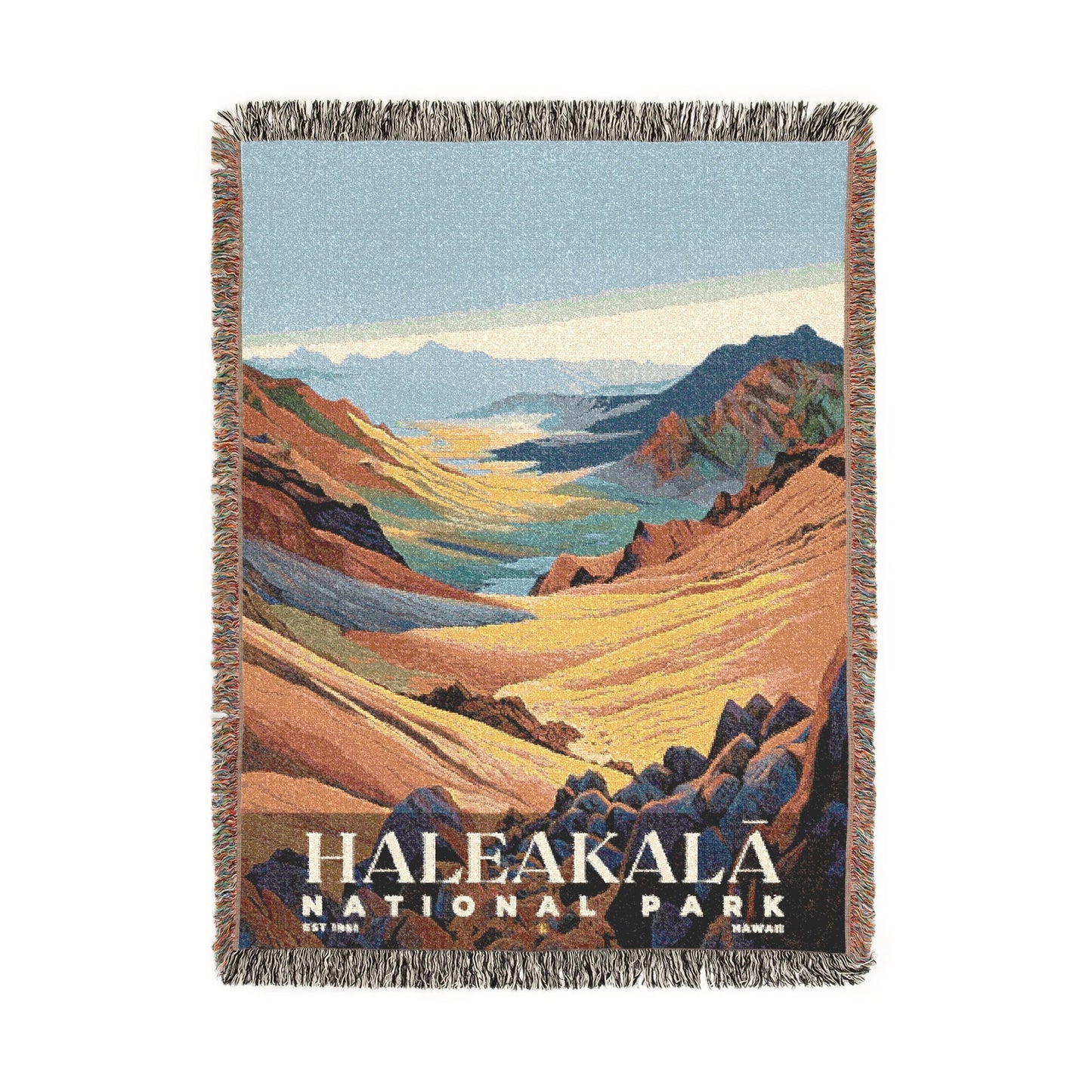 Haleakala National Park Woven Blanket | S02