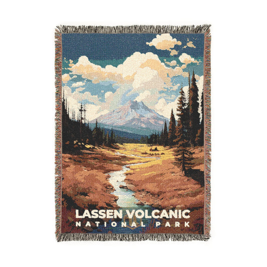 Lassen Volcanic National Park Woven Blanket | S06