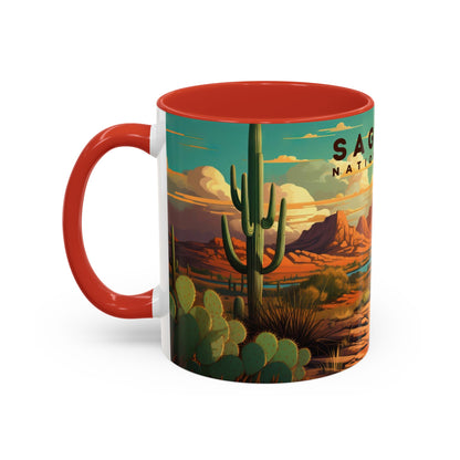 Saguaro National Park Mug | Accent Coffee Mug (11, 15oz)