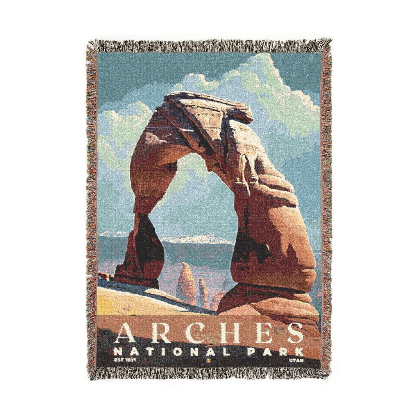 Arches National Park Woven Blanket | S02
