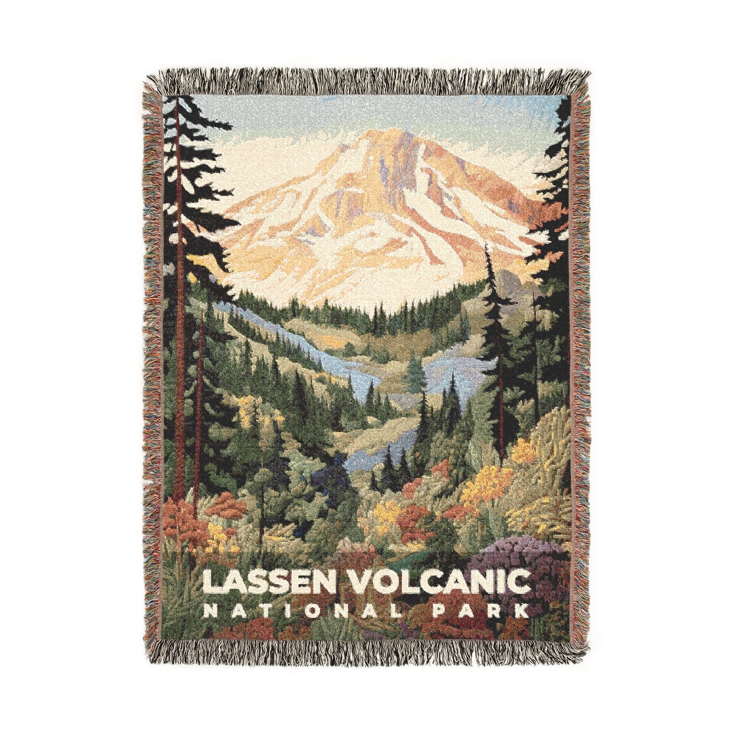 Lassen Volcanic National Park Woven Blanket | S09