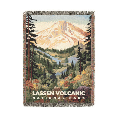 Lassen Volcanic National Park Woven Blanket | S09