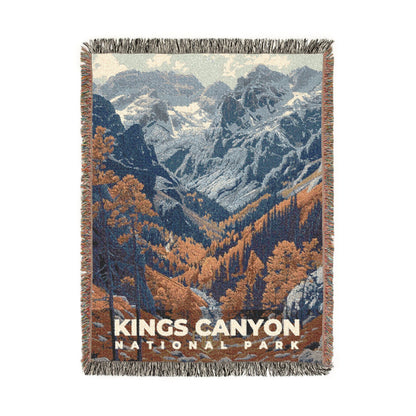 Kings Canyon National Park Woven Blanket | S19