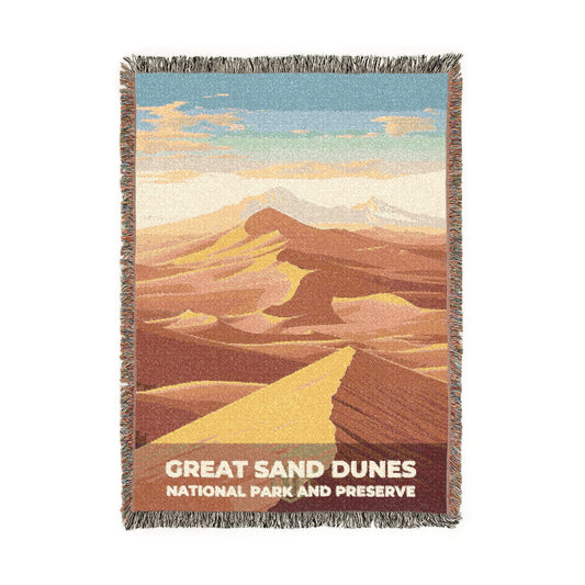 Great Sand Dunes National Park Woven Blanket | S07
