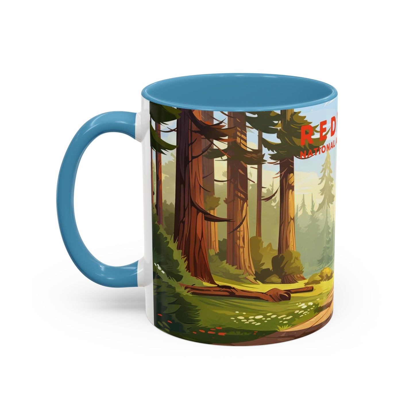 Redwood National Park Mug | Accent Coffee Mug (11, 15oz)