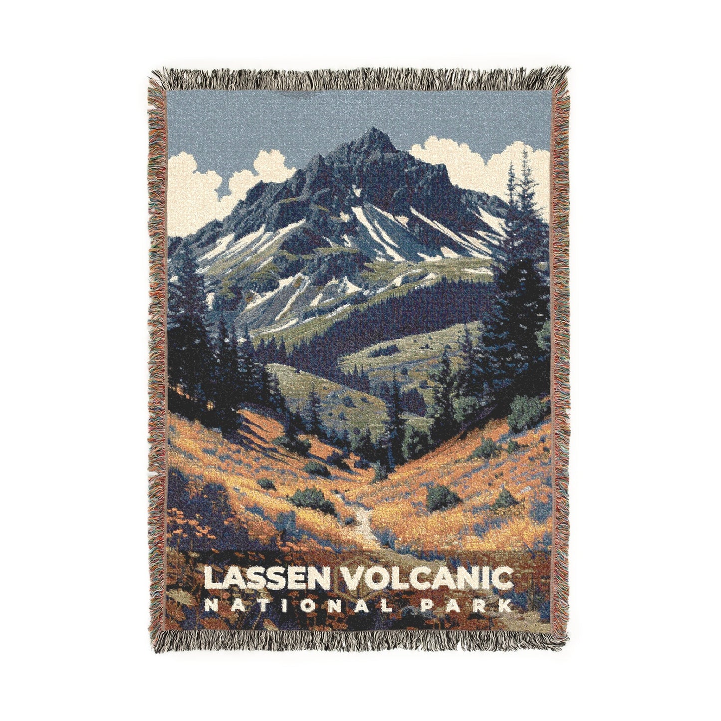 Lassen Volcanic National Park Woven Blanket | S19