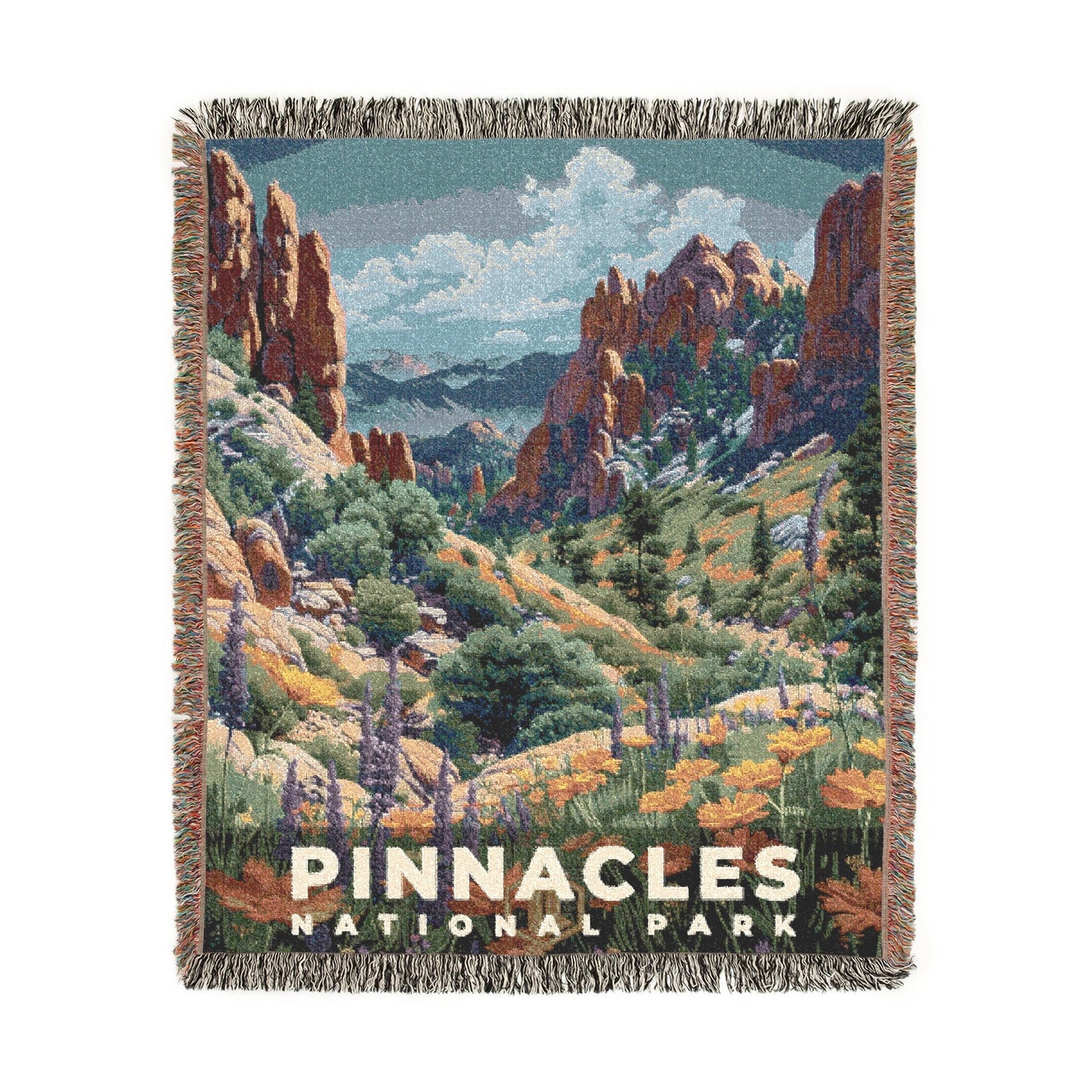 Pinnacles National Park Woven Blanket | S18