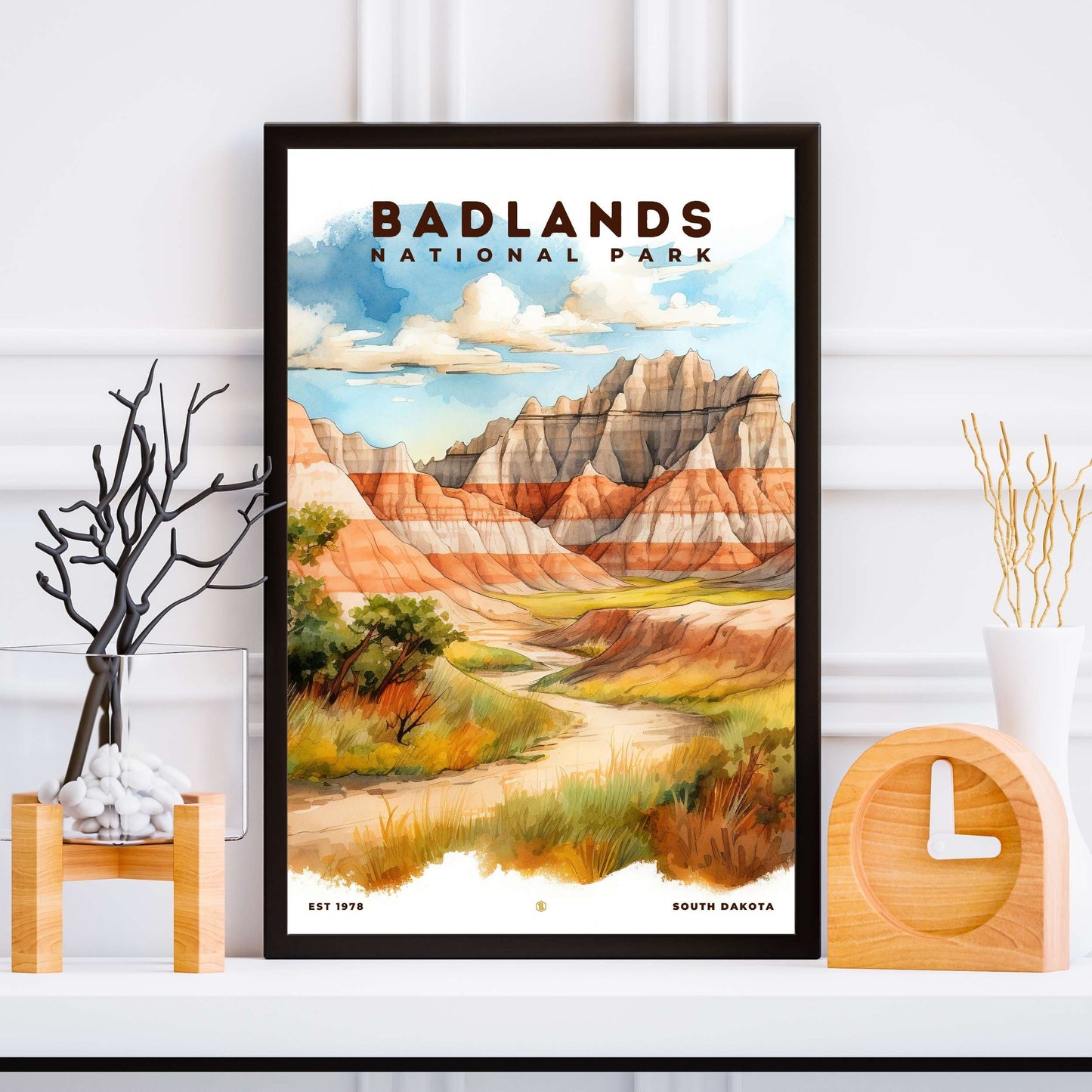 Badlands National Park Poster | S08