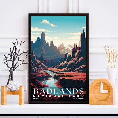 Badlands National Park Poster | S03