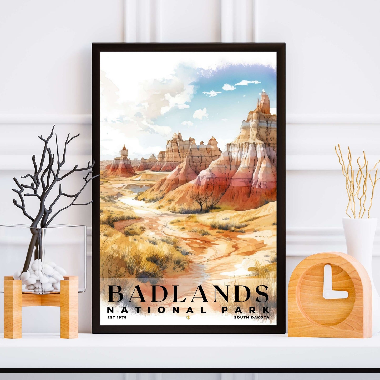 Badlands National Park Poster | S04