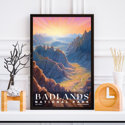 Badlands National Park Poster | S02