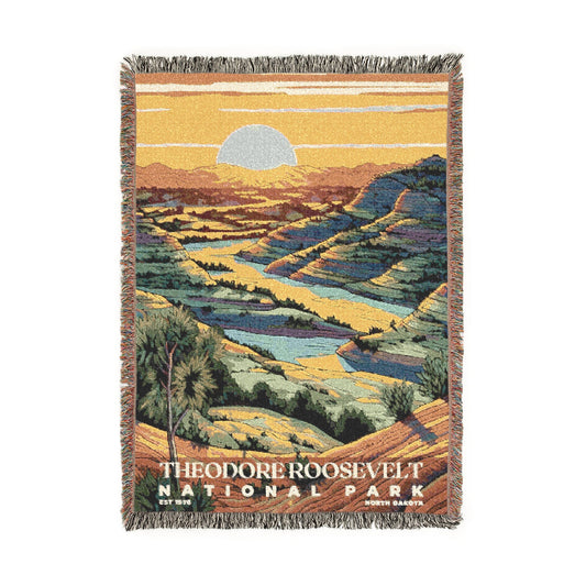 Theodore Roosevelt National Park Woven Blanket | S02