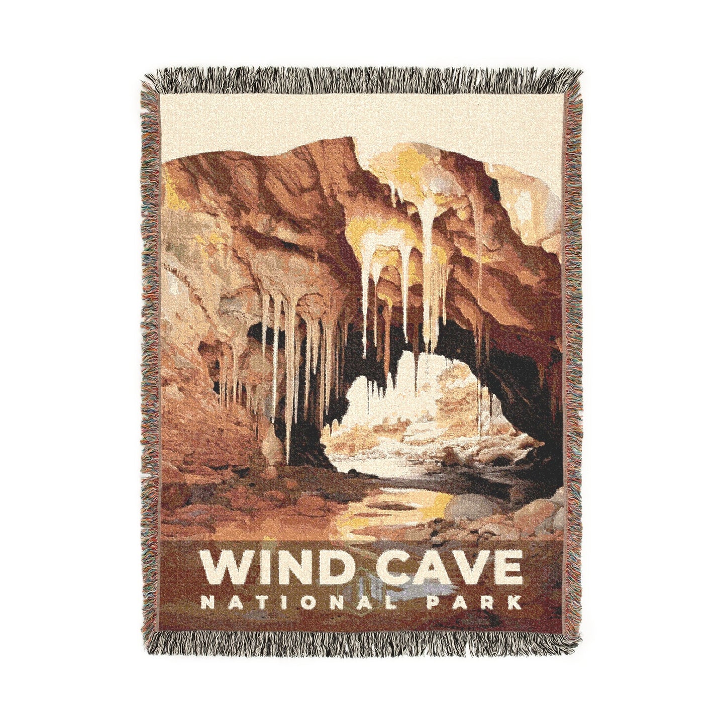 Wind Cave National Park Woven Blanket | S08