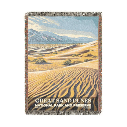 Great Sand Dunes National Park Woven Blanket | S02