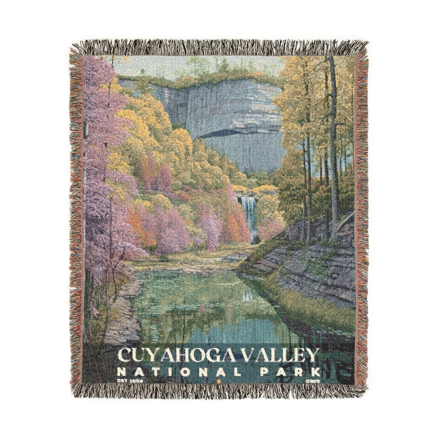 Cuyahoga Valley National Park Woven Blanket | S02