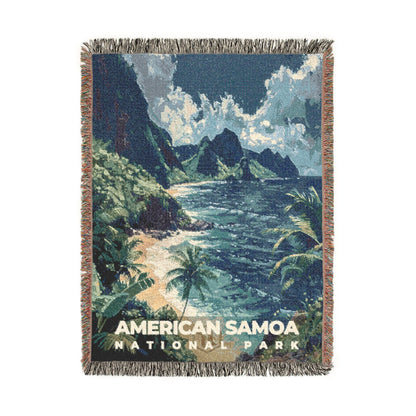American Samoa National Park Woven Blanket | S14