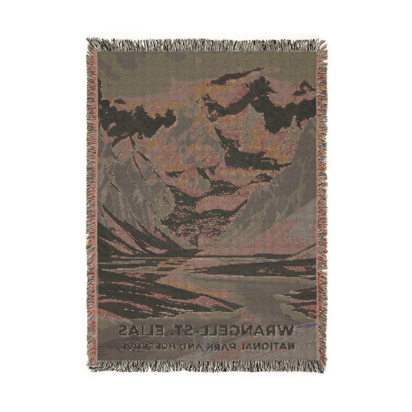 Wrangell-St. Elias National Park Woven Blanket | S11