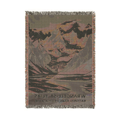 Wrangell-St. Elias National Park Woven Blanket | S11
