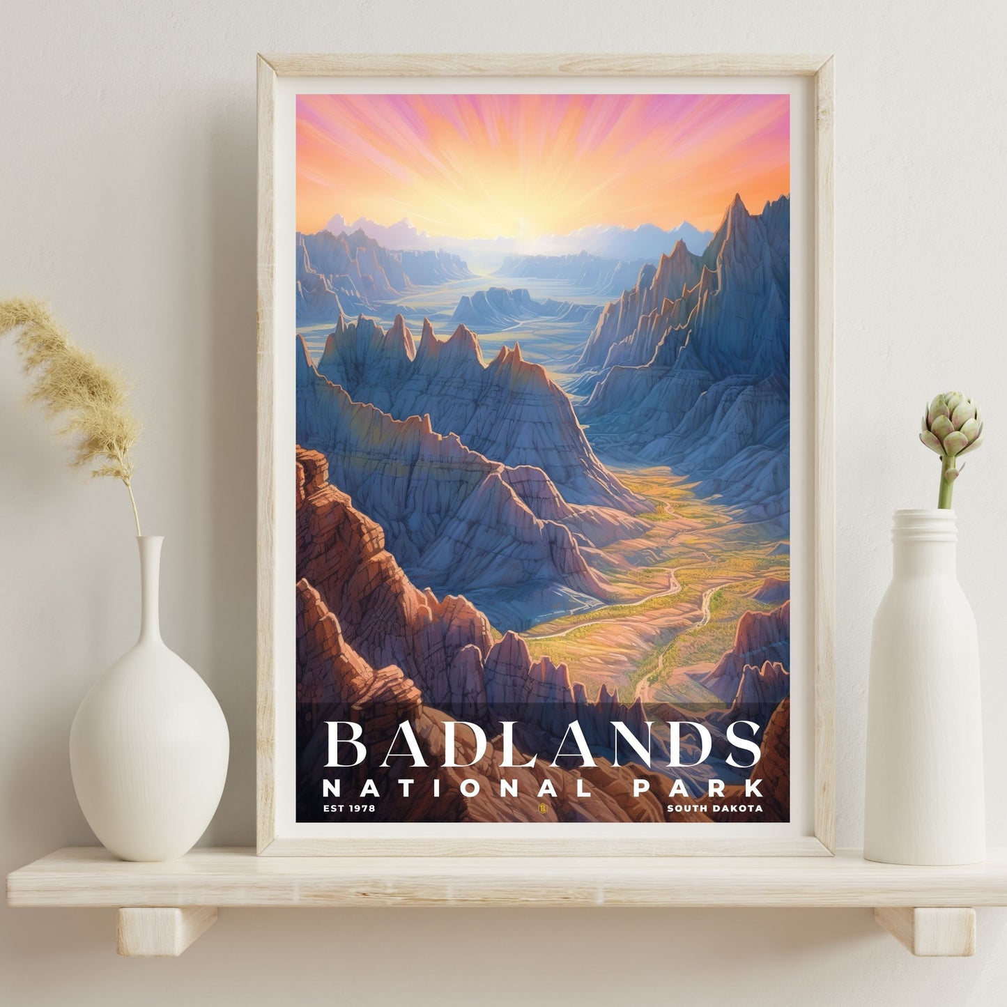 Badlands National Park Poster | S02