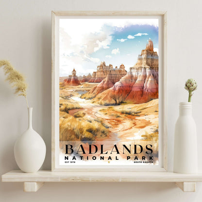 Badlands National Park Poster | S04