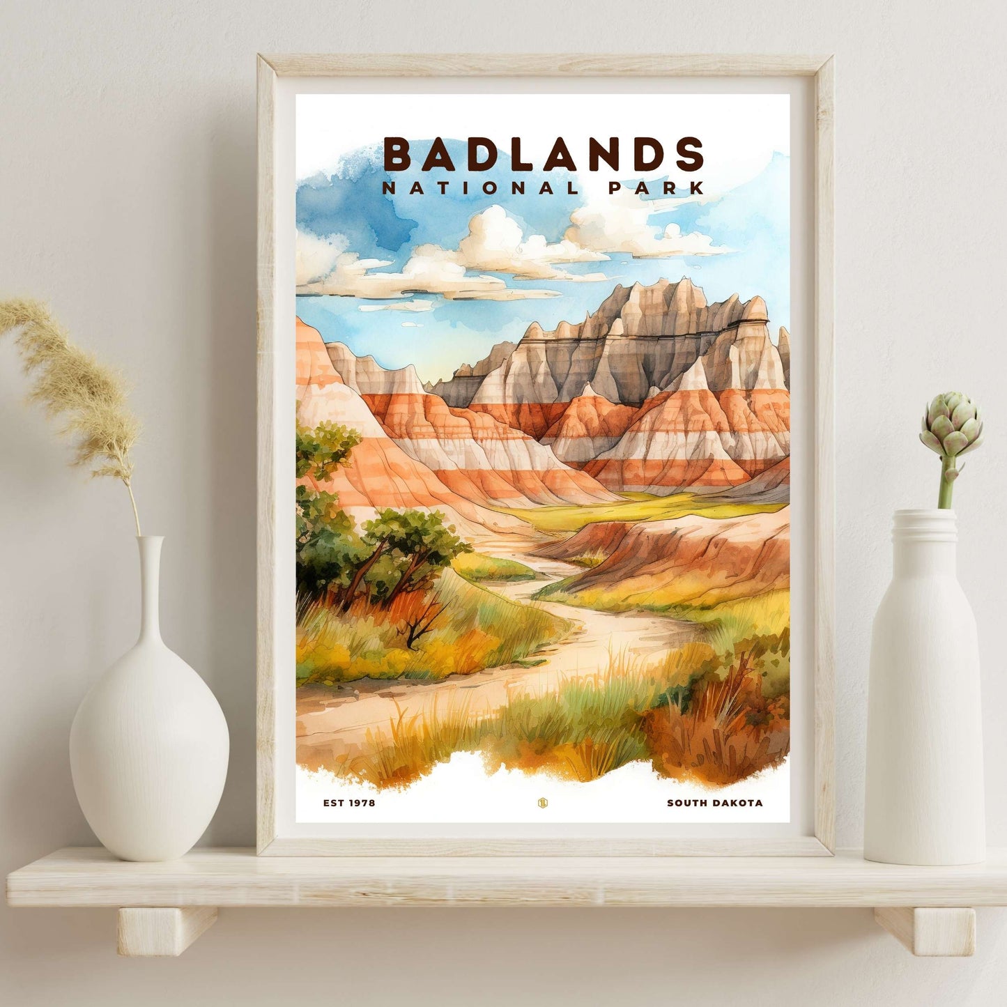 Badlands National Park Poster | S08