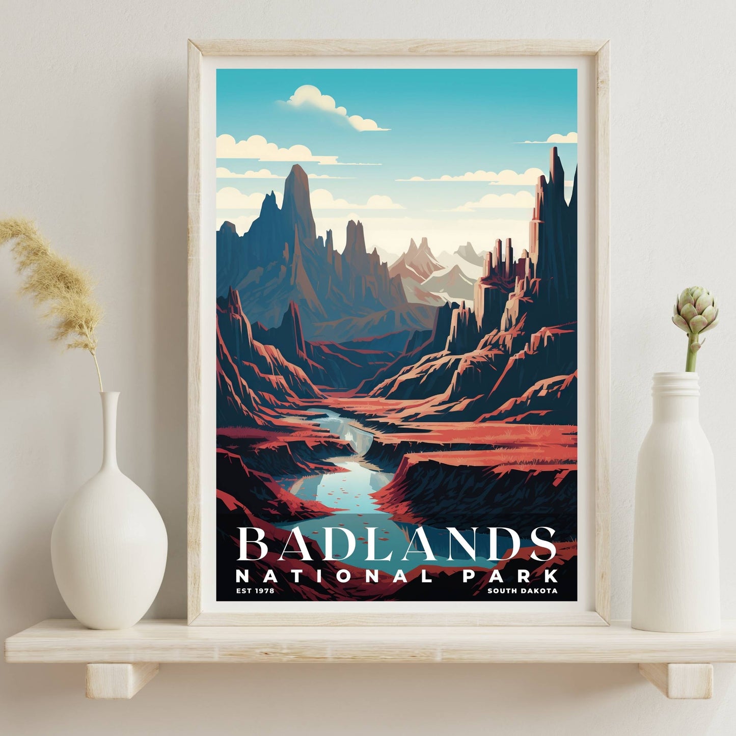 Badlands National Park Poster | S03