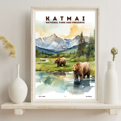 Katmai National Park Poster | S08