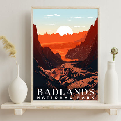 Badlands National Park Poster | S01