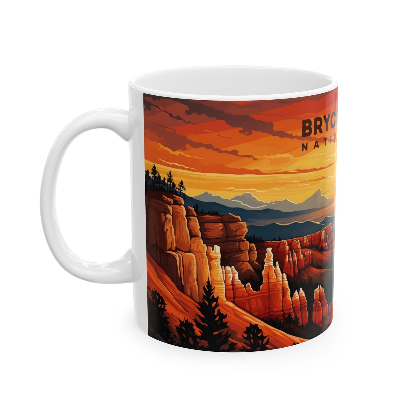 Bryce Canyon National Park Mug | White Ceramic Mug (11oz, 15oz)