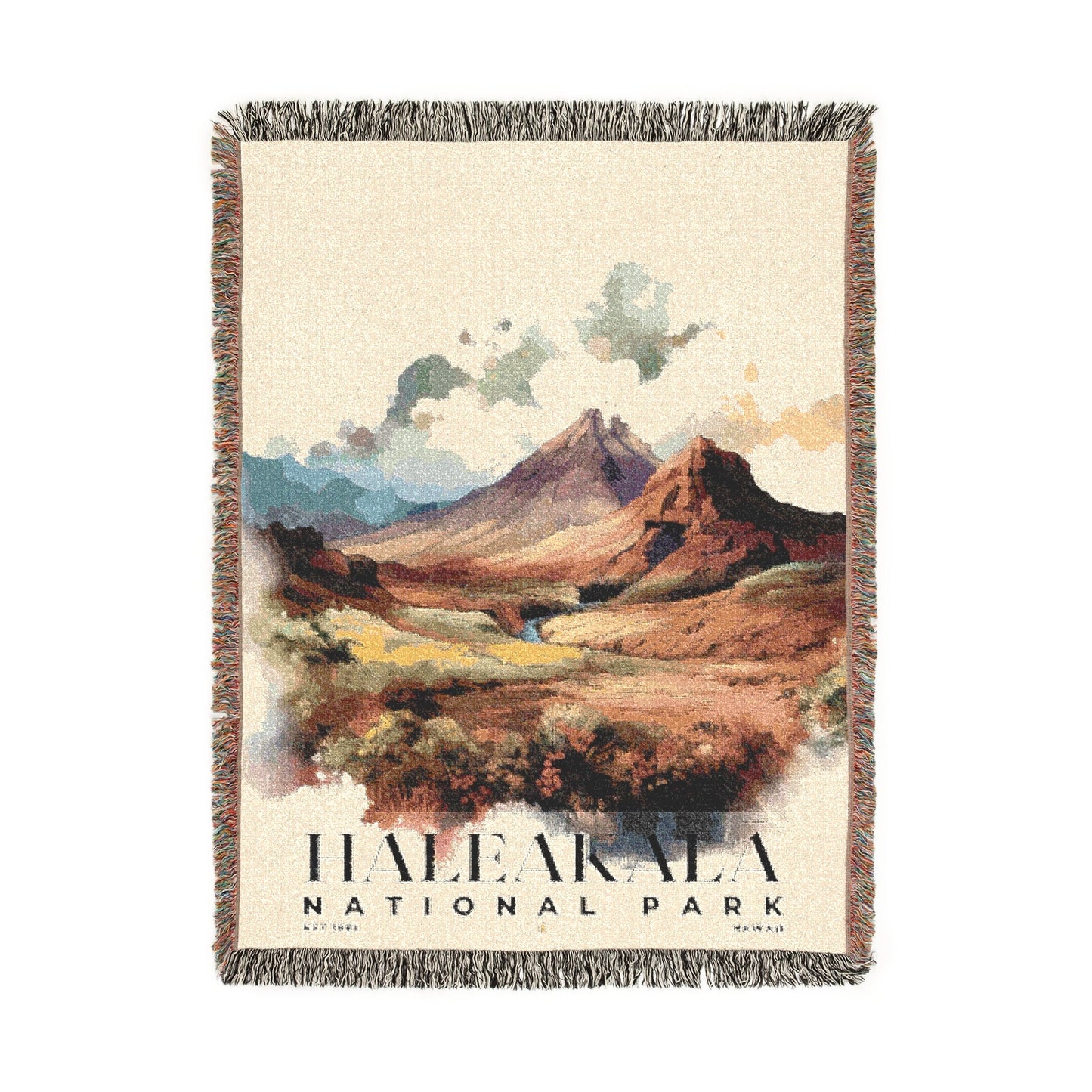 Haleakala National Park Woven Blanket | S04