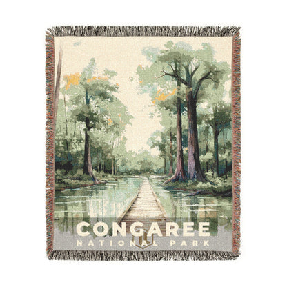 Congaree National Park Woven Blanket | S08